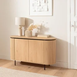 Dressoirs-Calicosy - Dressoir MALAGA - Licht hout - 72x120x40 cm