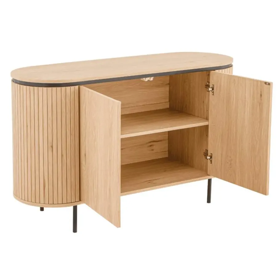 Dressoirs-Calicosy - Dressoir MALAGA - Licht hout - 72x120x40 cm