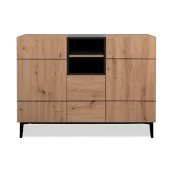 Dressoirs-Calicosy - Dressoir NOLA - Licht hout - 90x120x42 cm