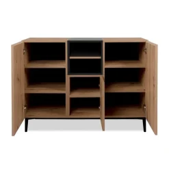 Dressoirs-Calicosy - Dressoir NOLA - Licht hout - 90x120x42 cm