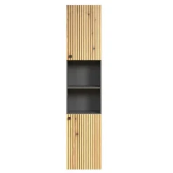 Hoge Kasten-Calicosy - Geribbelde badkamerkolom PUREBLISS - 15x122x44,5 cm