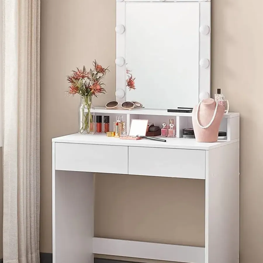 Kaptafels-Calicosy - Kaptafel - Wit - 145x80x40 cm