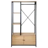 Calicosy - Kledingkast LENNY - Eik - 167x90x40 cm