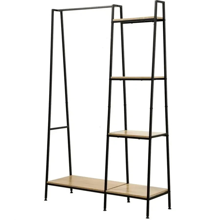 Calicosy - Kledingkast LEXIE - Hout - 160x101x35 cm