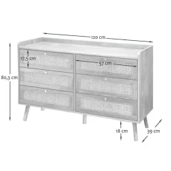Ladekasten|Ladekasten-Calicosy - Ladekast - - 79x120x39 cm