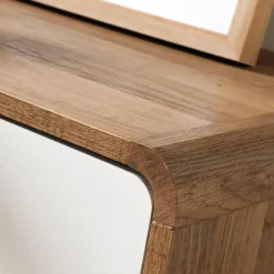 Ladekasten|Ladekasten-Calicosy - Ladekast ALBURA - Donker hout - 75.5x120x39 cm