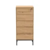 Ladekasten|Ladekasten-Calicosy - Ladekast LENNY - Licht hout - 100x45x38 cm