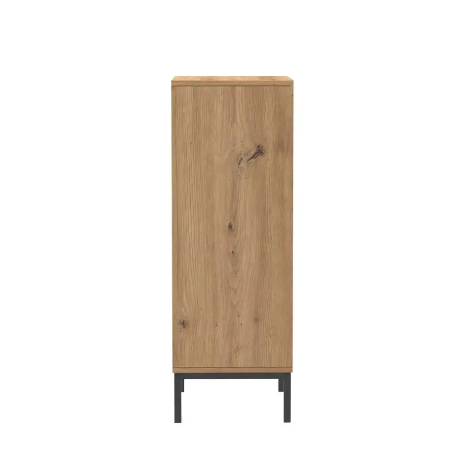 Ladekasten|Ladekasten-Calicosy - Ladekast LENNY - Licht hout - 100x45x38 cm