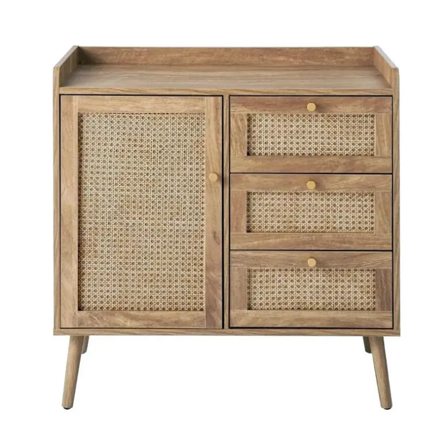 Ladekasten|Ladekasten-Calicosy - Ladekast PALMO - Licht hout - 79,5x80x39 cm
