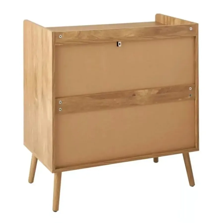 Ladekasten|Ladekasten-Calicosy - Ladekast PALMO - Licht hout - 79,5x80x39 cm