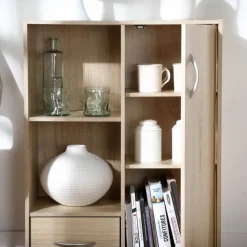 Boekenkasten|Boekenkasten-Calicosy - Legplank - Licht hout - 80x61.5x29.5 cm