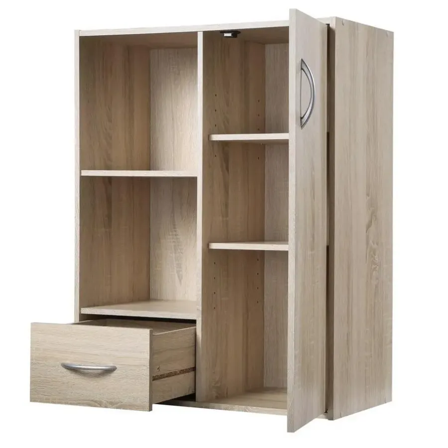 Boekenkasten|Boekenkasten-Calicosy - Legplank - Licht hout - 80x61.5x29.5 cm