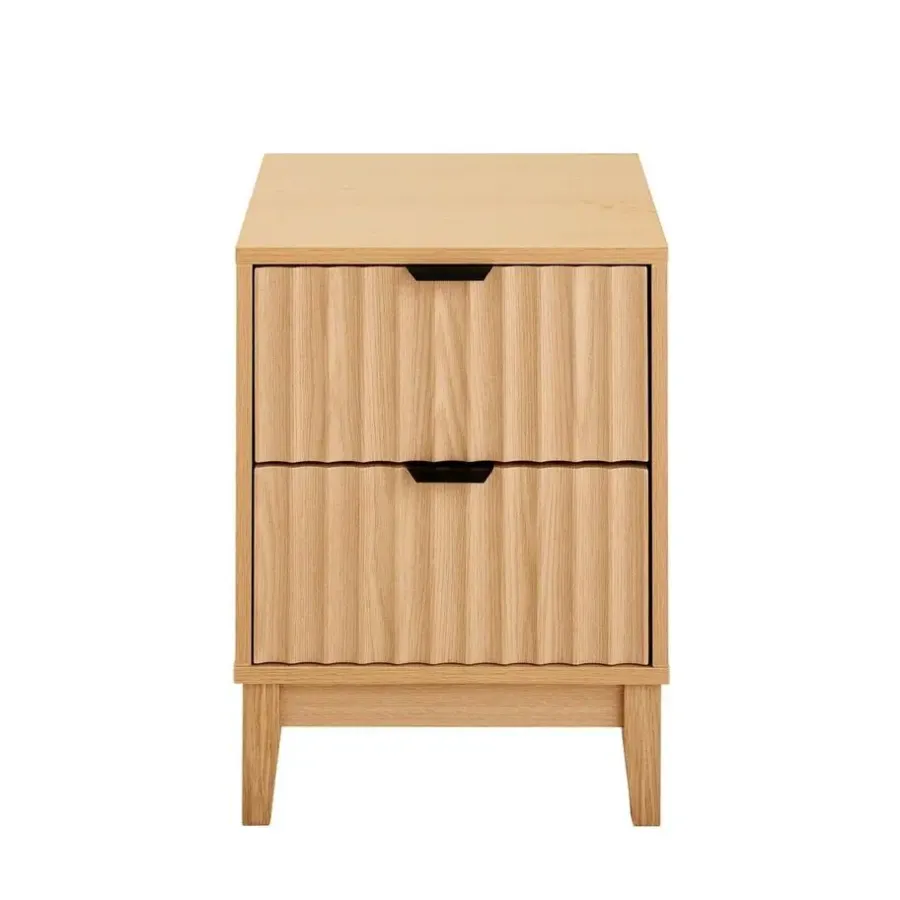 Calicosy - Nachtkastje BOLOGNE - Licht hout - 52x40x40 cm