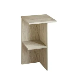 Nachtkastjes|Nachtkastjes-Calicosy - Nachtkastje LERAY - Travertijn - 60x36x36 cm