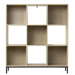 Boekenkasten|Boekenkasten-Calicosy - Opbergplank - Licht hout - 103.3x93.5x29.8 cm