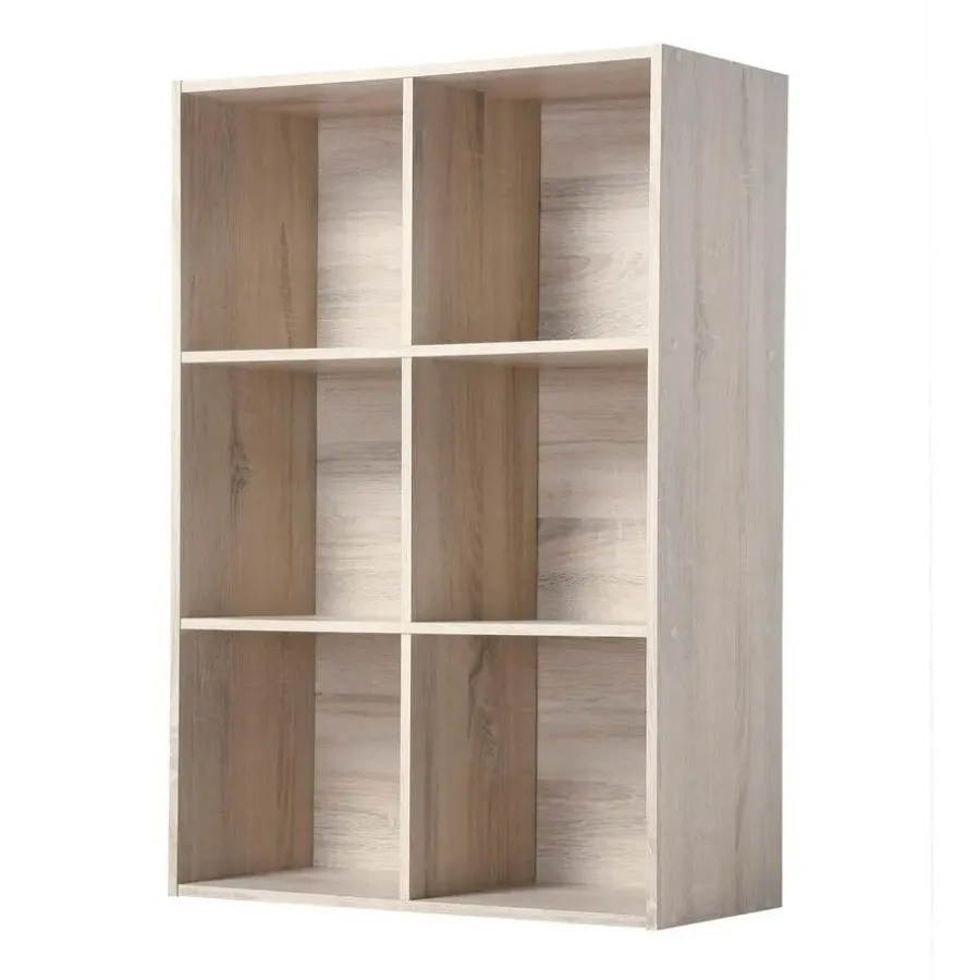 Boekenkasten|Boekenkasten-Calicosy - Opbergplank - Licht hout - 91.5x61.5x29.5 cm