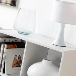 Boekenkasten|Boekenkasten-Calicosy - Opbergplank met 4 compartimenten - 29,5x62x80 cm