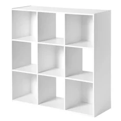 Boekenkasten|Boekenkasten-Calicosy - Opbergrek - Wit - 92.5x92.5x29.5 cm