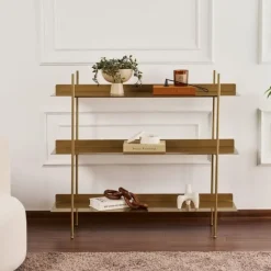 Wandrekken-Calicosy - Rek PIPER - Gouden - 106x120x34 cm