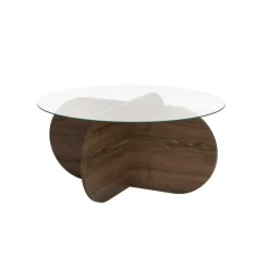 Salontafels-Calicosy - Salontafel AERIS - Walnoot - 35x75x75 cm