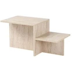 Salontafels-Calicosy - Salontafel HARMONY - Travertijn - 40x77x40 cm