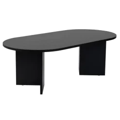 Salontafels-Calicosy - Salontafel IRIS - Zwarte eik - 39,8x119x60 cm