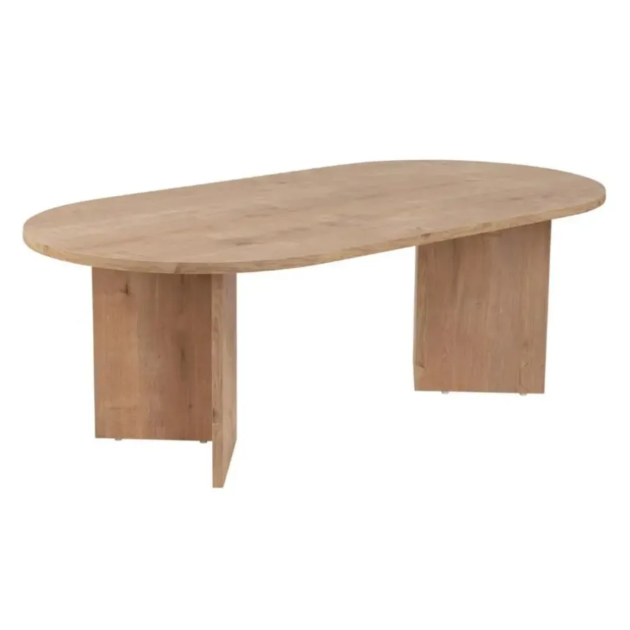 Salontafels-Calicosy - Salontafel IRIS - Saffier eiken - 39,8x119x60 cm