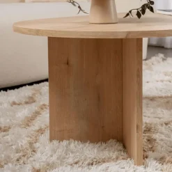Salontafels-Calicosy - Salontafel IRIS - Saffier eiken - 39,8x119x60 cm