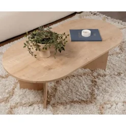 Salontafels-Calicosy - Salontafel IRIS - Saffier eiken - 39,8x119x60 cm