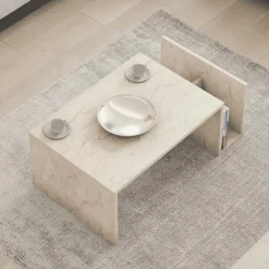 Salontafels-Calicosy - Salontafel MEMO - Travertijn - 32,4x86,8x50 cm
