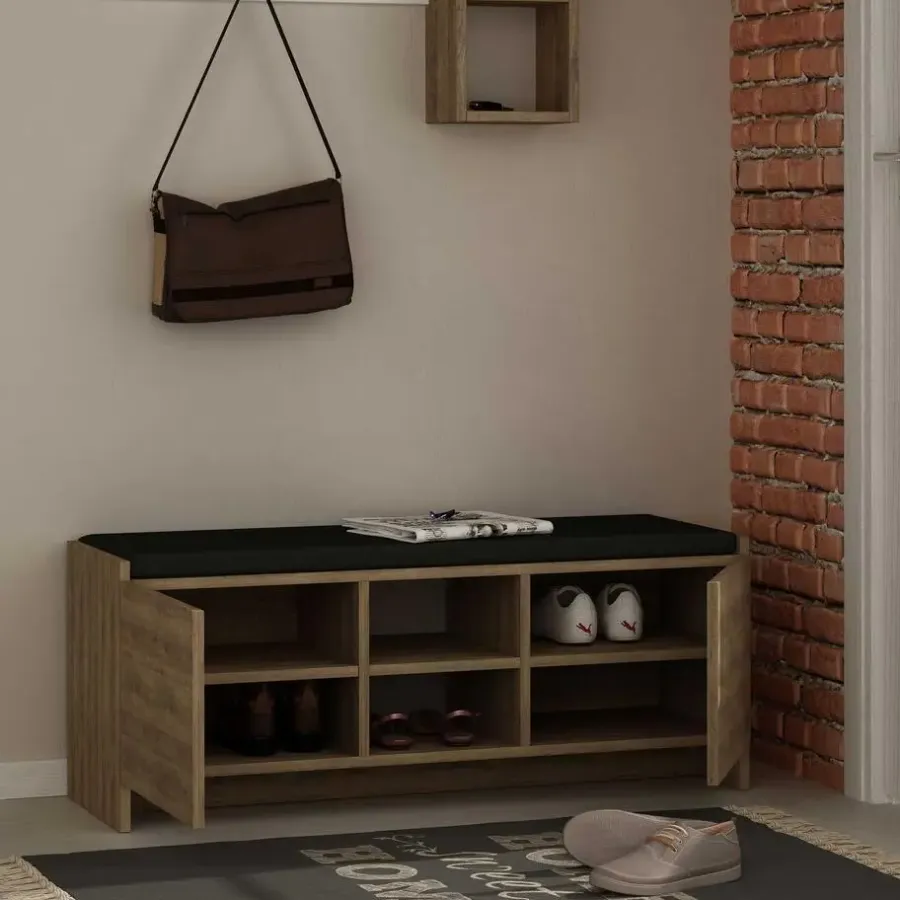 Schoenenkasten-Emob CALICOSY - Schoenenbank ZULLA - - 43x110x37 cm