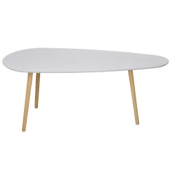 Salontafels-Calicosy - Set van 3 salontafels - Wit - 42x103x50 cm
