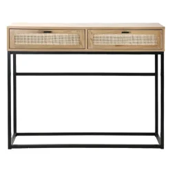 Sidetables-Calicosy - Sidetable JAYA - Licht hout - 80x100x35 cm