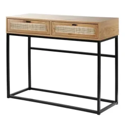Sidetables-Calicosy - Sidetable JAYA - Licht hout - 80x100x35 cm