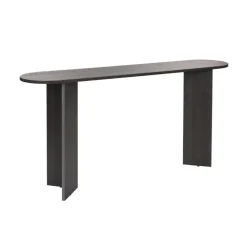 Calicosy - Sidetable SIRA - Zwart hout - 75x150x35 cm