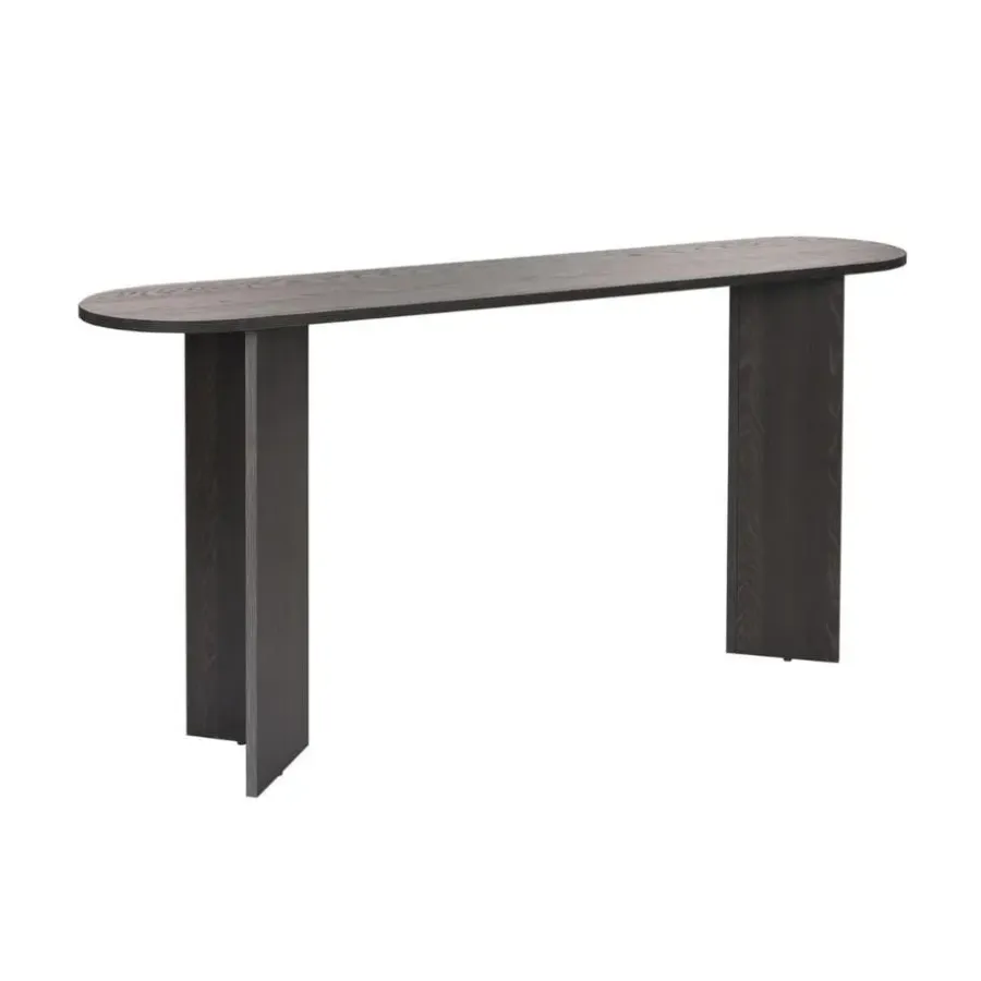 Calicosy - Sidetable SIRA - Zwart hout - 75x150x35 cm