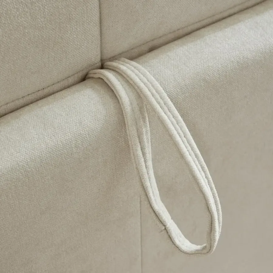 Slaapbanken|Slaapbanken-Calicosy - Slaapbank CAMERON - Beige - 84x207x102 cm