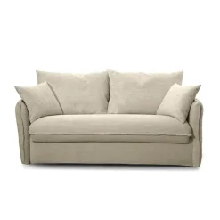 Slaapbanken|Slaapbanken-Calicosy - Slaapbank MIRA - Ecru - 90x185x104 cm