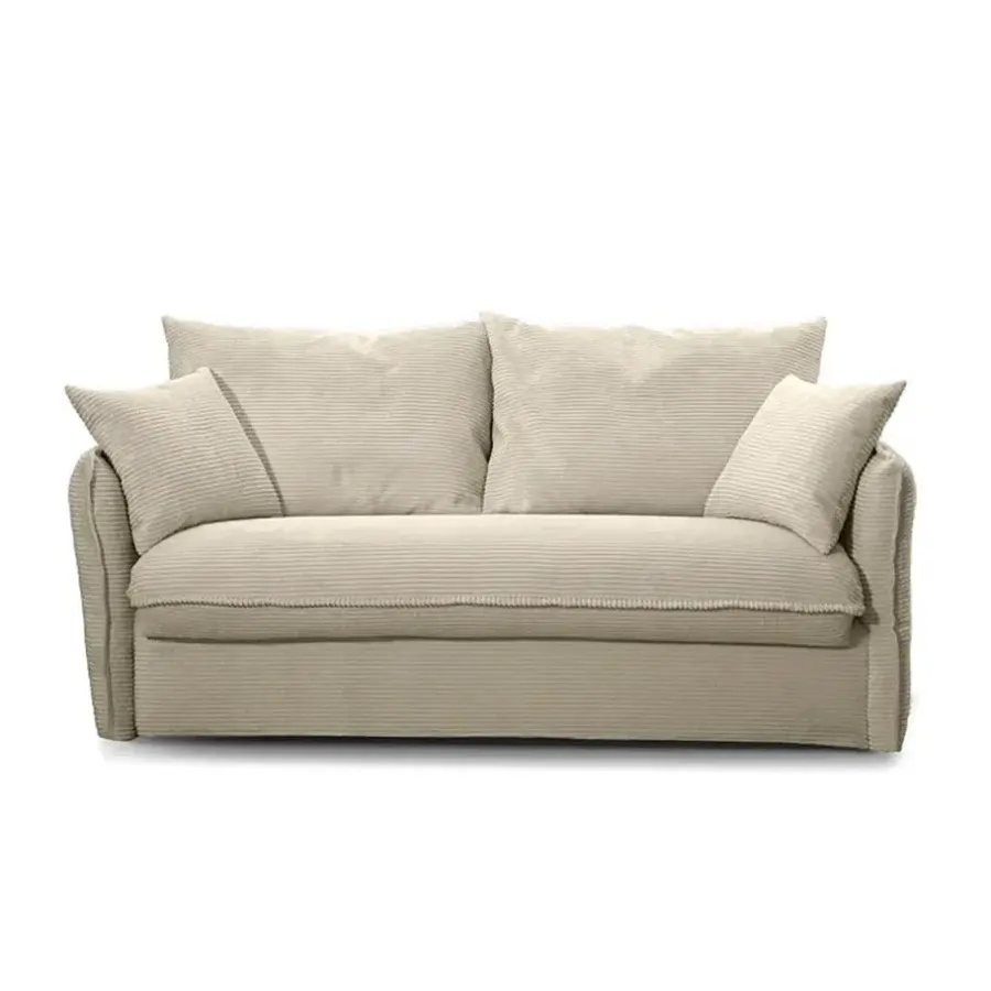 Slaapbanken|Slaapbanken-Calicosy - Slaapbank MIRA - Ecru - 90x185x104 cm
