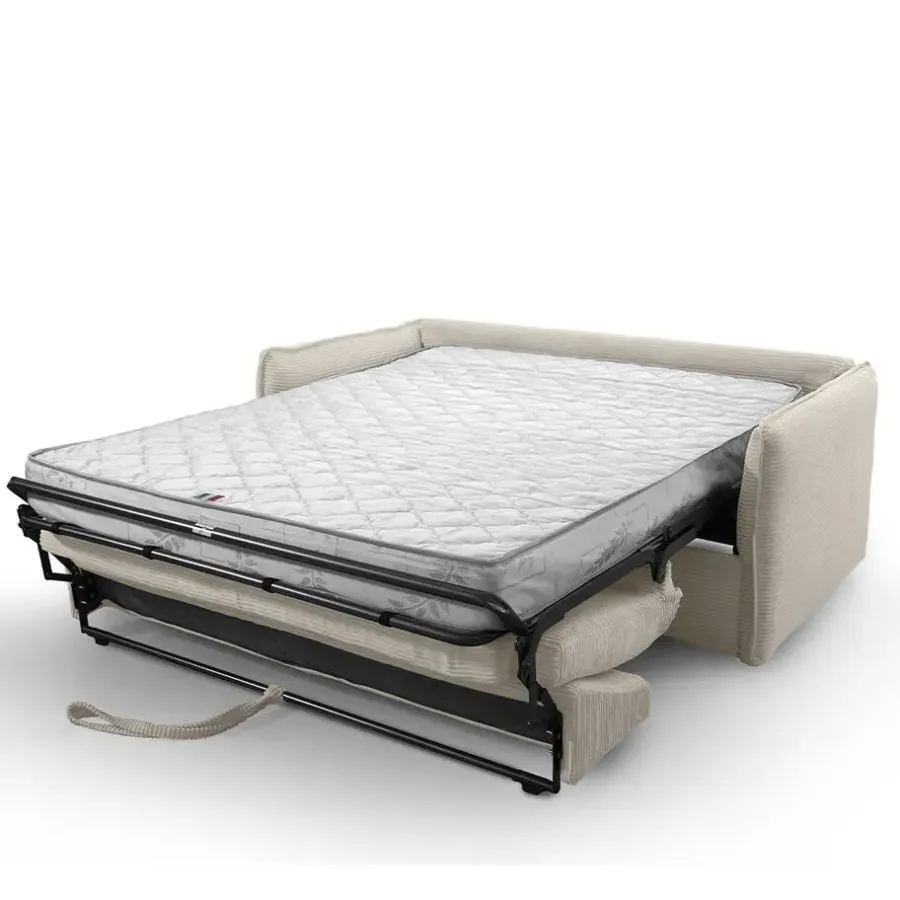 Slaapbanken|Slaapbanken-Calicosy - Slaapbank MIRA - Ecru - 90x185x104 cm