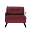 Slaapbanken|Slaapbanken-Calicosy - Slaapfauteuil in stof SANDO - 50x67x41 cm
