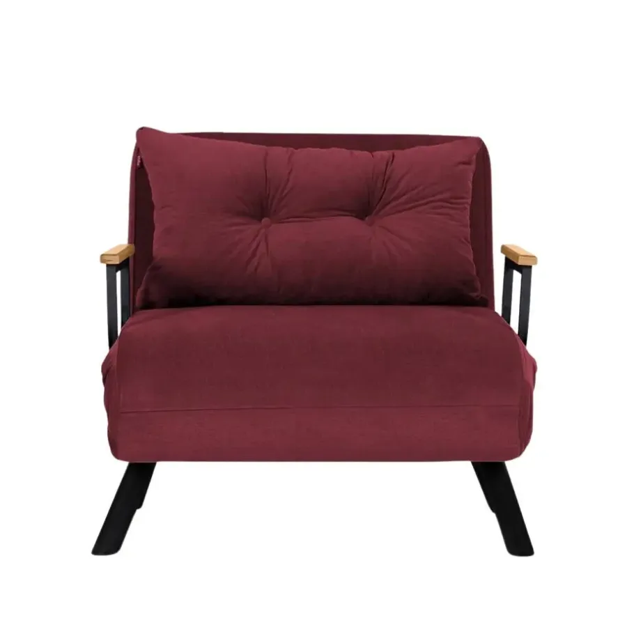 Slaapbanken|Slaapbanken-Calicosy - Slaapfauteuil in stof SANDO - 50x67x41 cm