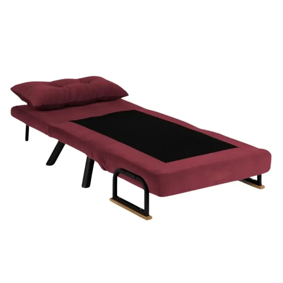 Slaapbanken|Slaapbanken-Calicosy - Slaapfauteuil in stof SANDO - 50x67x41 cm