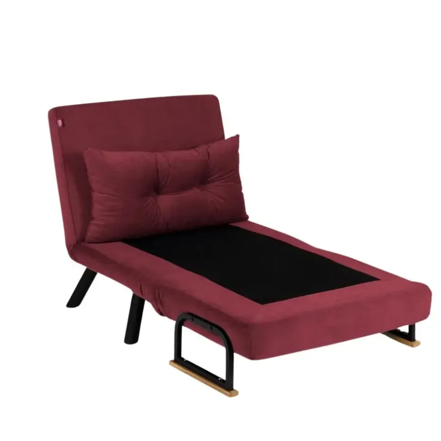 Slaapbanken|Slaapbanken-Calicosy - Slaapfauteuil in stof SANDO - 50x67x41 cm