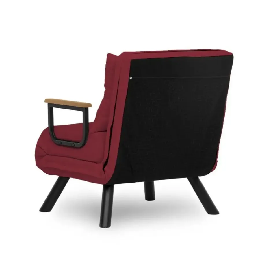 Slaapbanken|Slaapbanken-Calicosy - Slaapfauteuil in stof SANDO - 50x67x41 cm