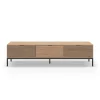 Tv Meubels-Calicosy - TV-Meubel ARIEL - Licht hout - 55x180x40 cm