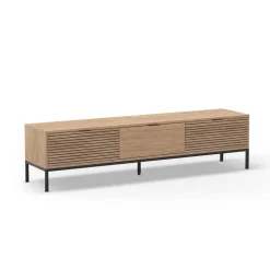 Tv Meubels-Calicosy - TV-Meubel ARIEL - Licht hout - 55x180x40 cm