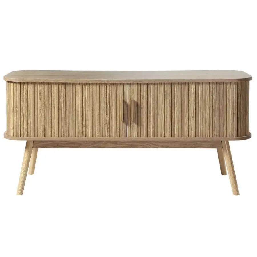 Tv Meubels-Calicosy - TV-Meubel ERNEST - Licht hout - 55x119x39 cm