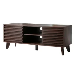 Calicosy - TV-Meubel FRIBOURG - Donker hout - 51,5x135x39 cm