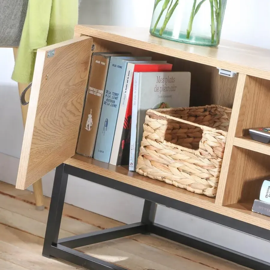 Calicosy - TV-Meubel JILL - Donker hout - 48x120x